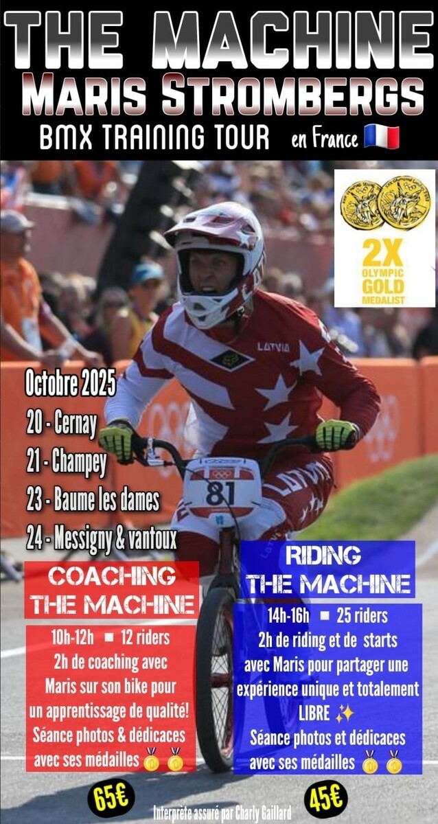 Stage Maris Strombergs - Coaching Machine - 10h à 12h