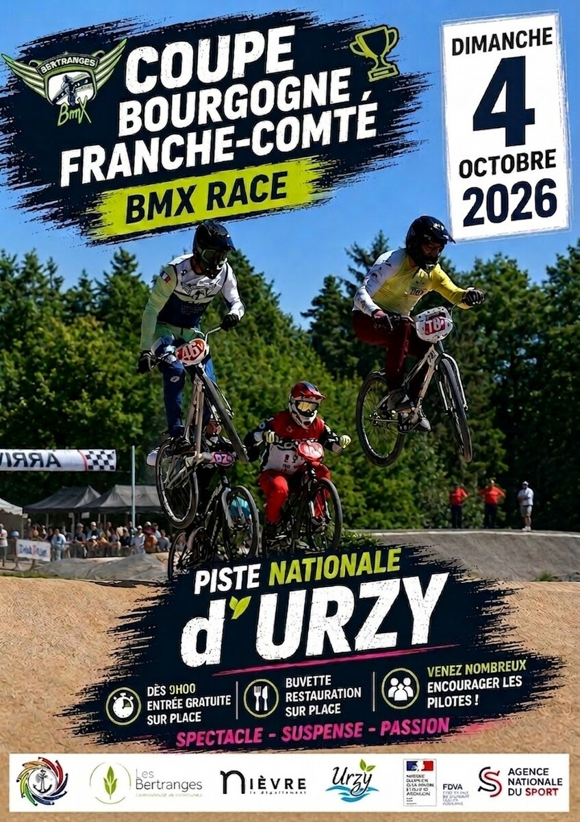 Coupe BFC BMX 3ème Manche - Dimanche 4 Octobre - Urzy