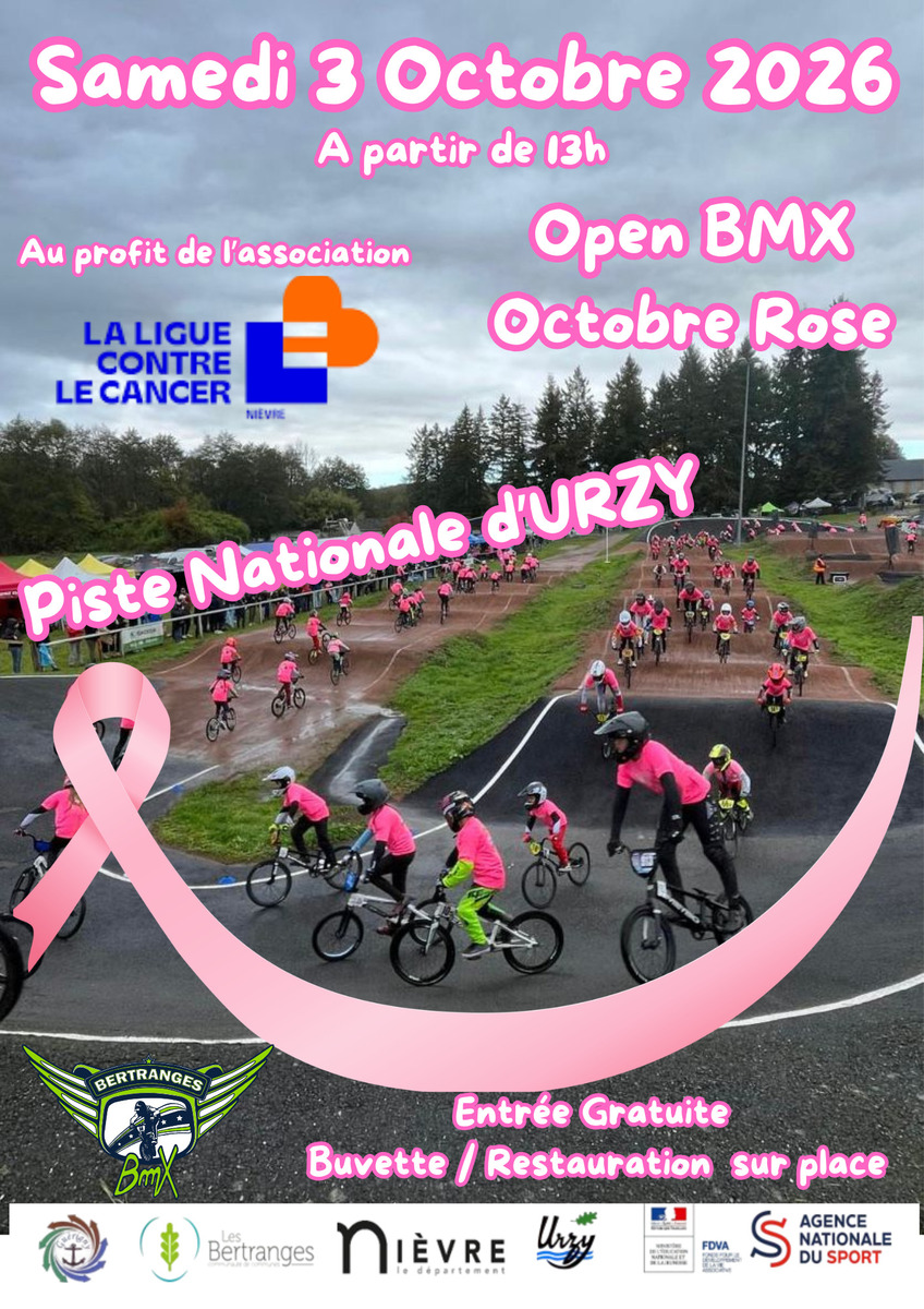 Open BMX “Octobre Rose” - Samedi 3 Octobre - Urzy