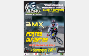 Essai BMX - Inscription aux portes-ouvertes - Créneau de 16h00 à 16h30