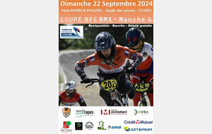 Coupe BFC BMX 4éme Manche - Dimanche 22 Septembre - Etupes