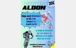 🚨 Stage Chris Aldon