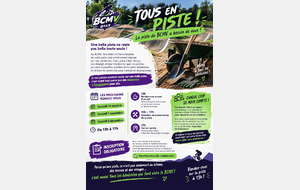 Tous en piste ! Le BCMV a besoin de vous