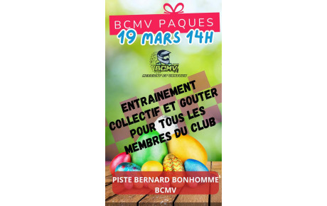 Vacances de Pâques - 19 Avril - Gouter et entraînement collectif